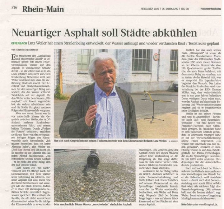 KlimaPhalt FR vom 29.05.20