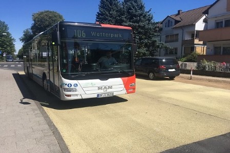 Teststrecke Offenbach KlimaPhalt